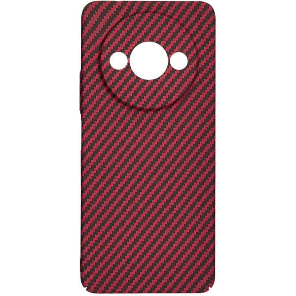 Techsuit - Carbonite FiberShell - Xiaomi Redmi A3 / Redmi A3x - Red