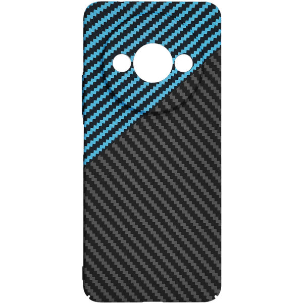 Techsuit - Carbonite FiberShell - Xiaomi Redmi A3 / Redmi A3x - Blue Pulse