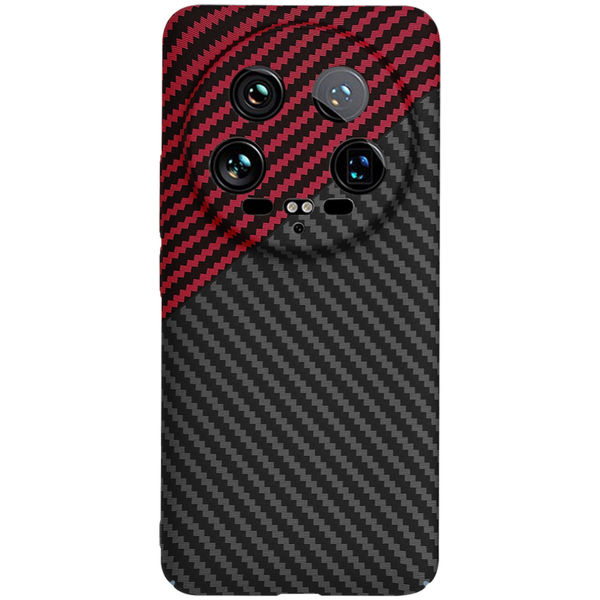 Techsuit - Carbonite FiberShell - Xiaomi 14 Ultra - Red Vortex