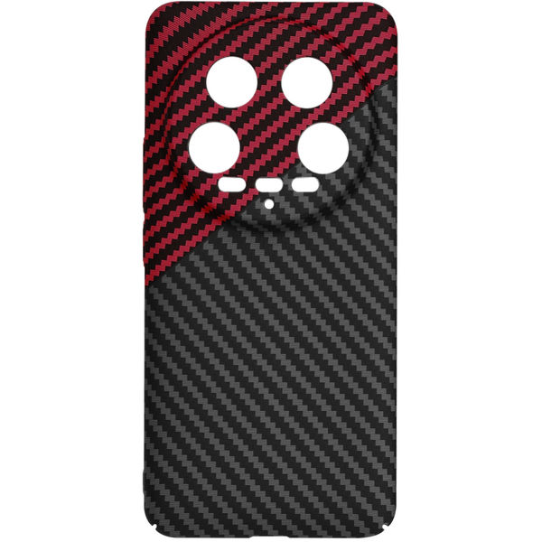 Techsuit - Carbonite FiberShell - Xiaomi 14 Ultra - Red Vortex