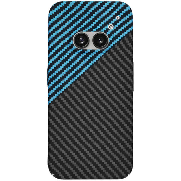 Techsuit - Carbonite FiberShell - Nothing Phone (2a) / (2a) Plus - Blue Pulse