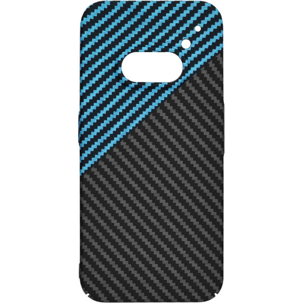 Techsuit - Carbonite FiberShell - Nothing Phone (2a) / (2a) Plus - Blue Pulse