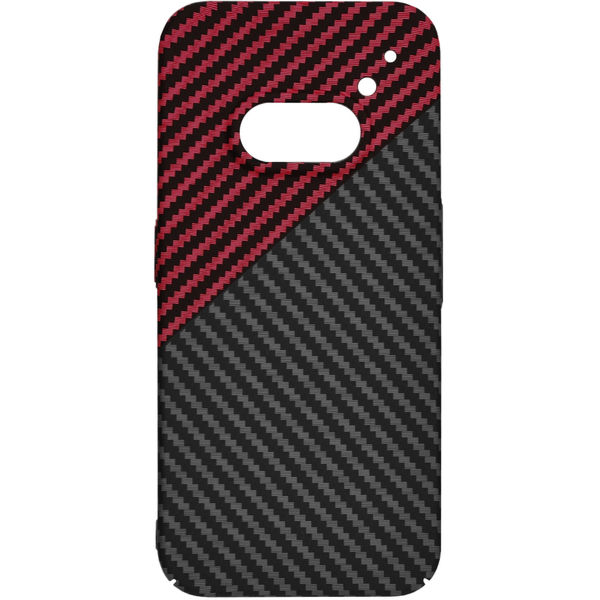 Techsuit - Carbonite FiberShell - Nothing Phone (2a) / (2a) Plus - Red Vortex