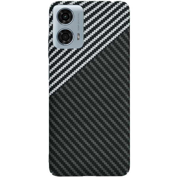Techsuit - Carbonite FiberShell - Motorola Moto G24 Power - Stealth Gray