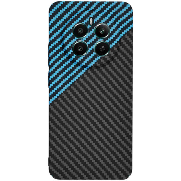 Techsuit - Carbonite FiberShell - Realme 12 4G / 12+ / 13 4G - Blue Pulse