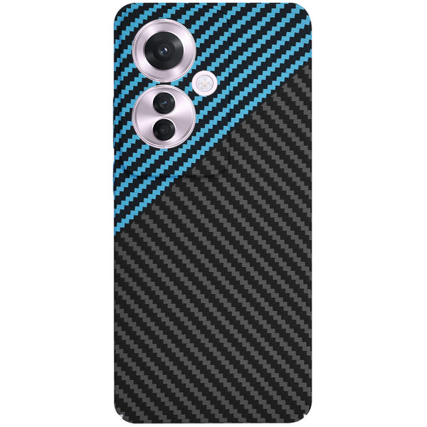 Techsuit - Carbonite FiberShell - Oppo Reno11 F - Blue Pulse