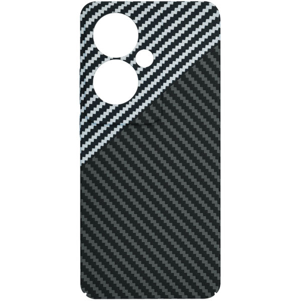 Techsuit - Carbonite FiberShell - Oppo Reno11 F - Stealth Gray