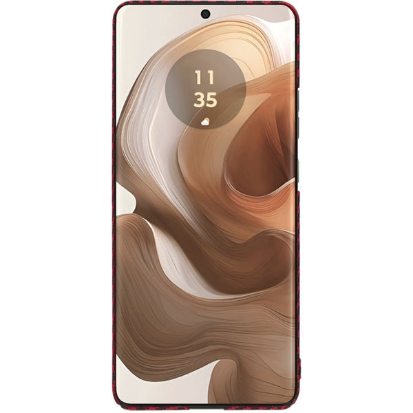 Techsuit - Carbonite FiberShell - Motorola Edge 50 Ultra - Red