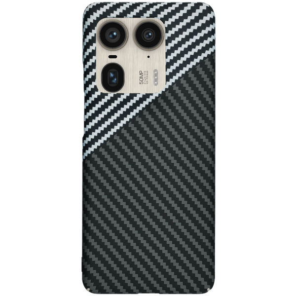 Techsuit - Carbonite FiberShell - Motorola Edge 50 Ultra - Stealth Gray