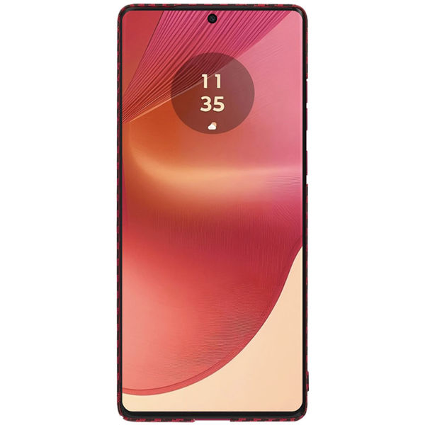 Techsuit - Carbonite FiberShell - Motorola Edge 50 Fusion - Red