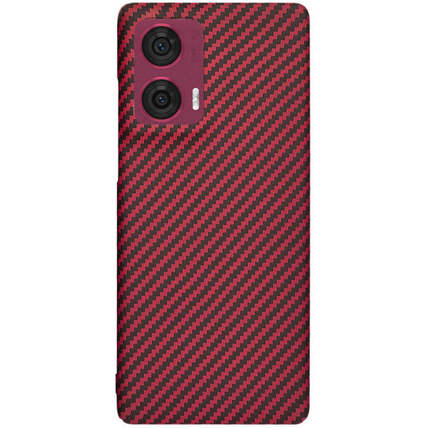 Techsuit - Carbonite FiberShell - Motorola Edge 50 Fusion - Red