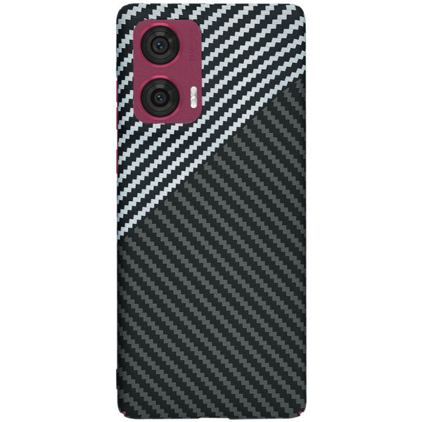 Techsuit - Carbonite FiberShell - Motorola Edge 50 Fusion - Stealth Gray