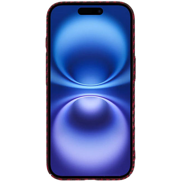 Techsuit - Carbonite FiberShell - iPhone 16 - Red