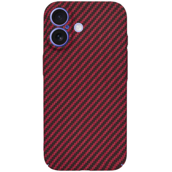 Techsuit - Carbonite FiberShell - iPhone 16 - Red
