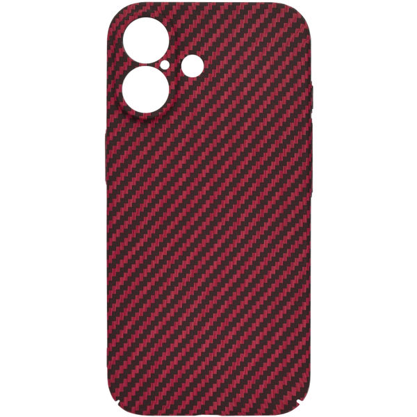 Techsuit - Carbonite FiberShell - iPhone 16 - Red