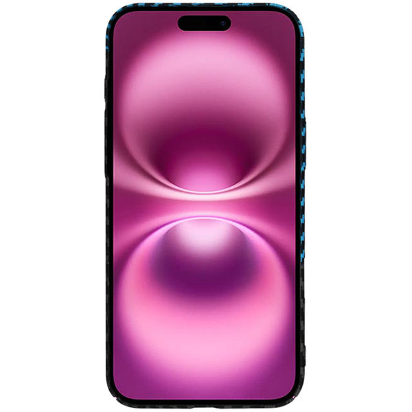 Techsuit - Carbonite FiberShell - iPhone 16 Plus - Blue Pulse