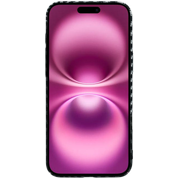 Techsuit - Carbonite FiberShell - iPhone 16 Plus - Stealth Gray