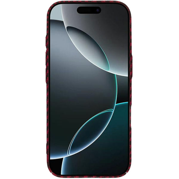Techsuit - Carbonite FiberShell - iPhone 16 Pro - Red