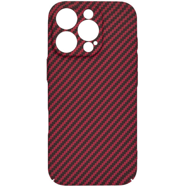 Techsuit - Carbonite FiberShell - iPhone 16 Pro - Red