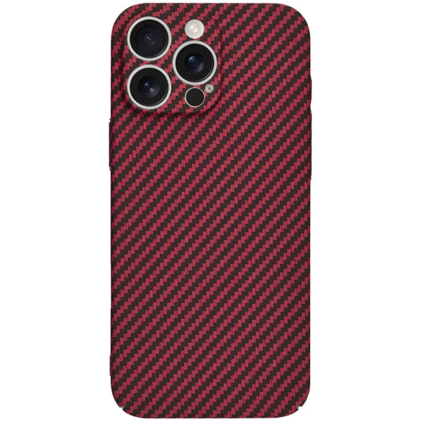 Techsuit - Carbonite FiberShell - iPhone 16 Pro Max - Red