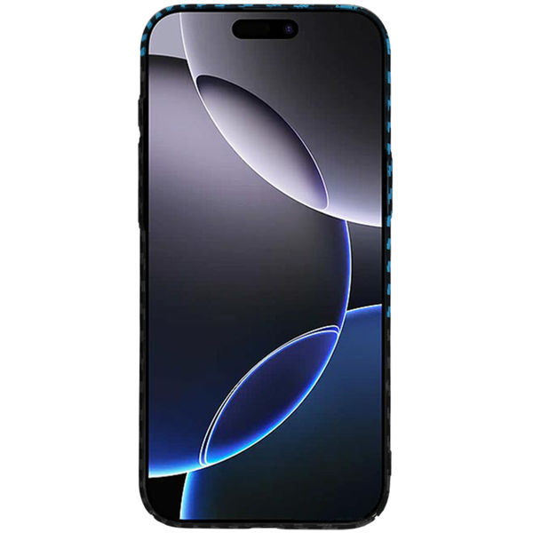 Techsuit - Carbonite FiberShell - iPhone 16 Pro Max - Blue Pulse