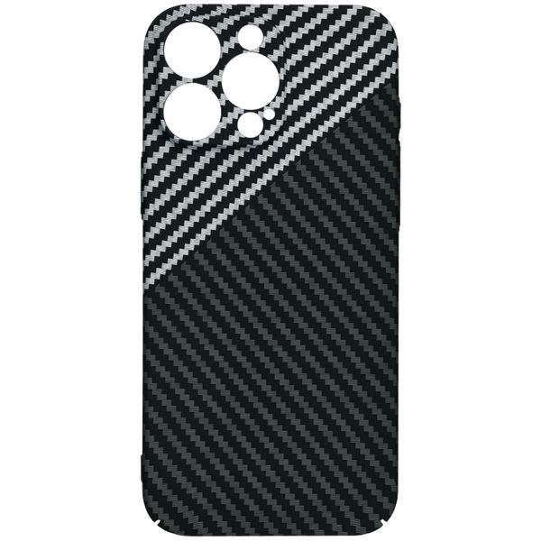 Techsuit - Carbonite FiberShell - iPhone 16 Pro Max - Stealth Gray