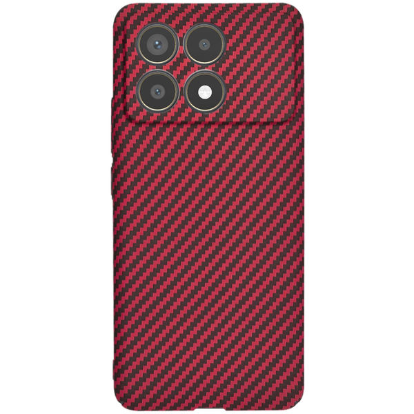 Techsuit - Carbonite FiberShell - Xiaomi Poco F6 Pro - Red