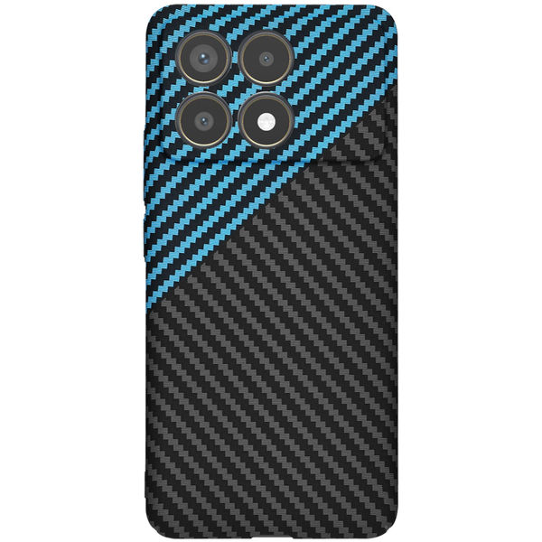 Techsuit - Carbonite FiberShell - Xiaomi Poco F6 Pro - Blue Pulse