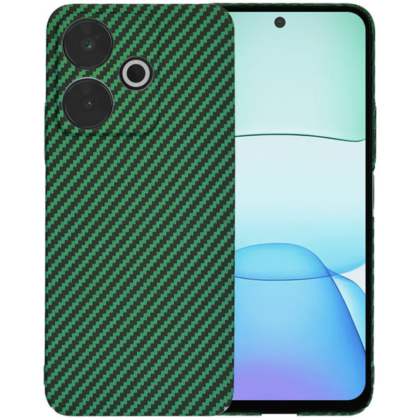 Techsuit - Carbonite FiberShell - Xiaomi Redmi 13 / Poco M6 4G - Green