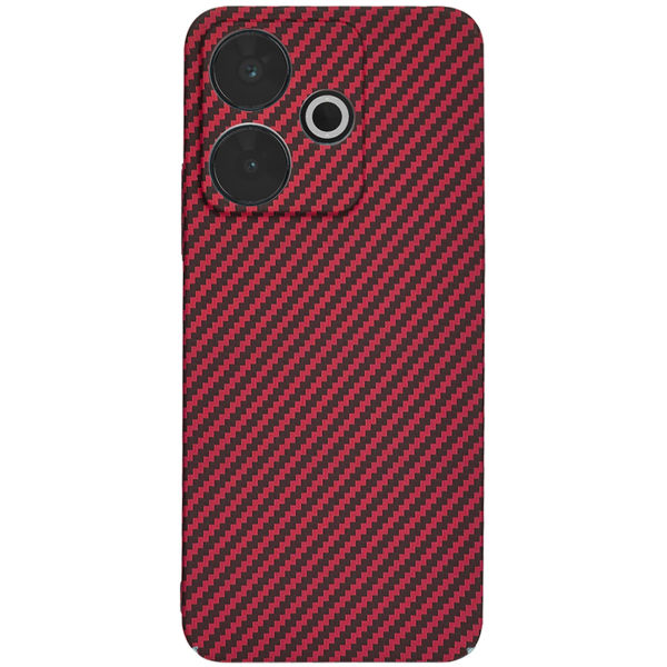 Techsuit - Carbonite FiberShell - Xiaomi Redmi 13 / Poco M6 4G - Red