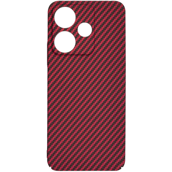 Techsuit - Carbonite FiberShell - Xiaomi Redmi 13 / Poco M6 4G - Red