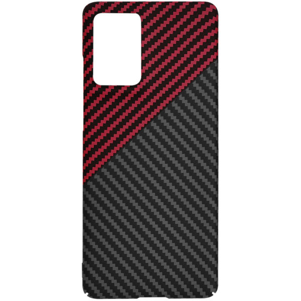 Techsuit - Carbonite FiberShell - Motorola Moto G85 - Red Vortex