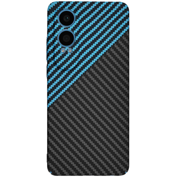 Techsuit - Carbonite FiberShell - OnePlus Nord CE4 Lite - Blue Pulse