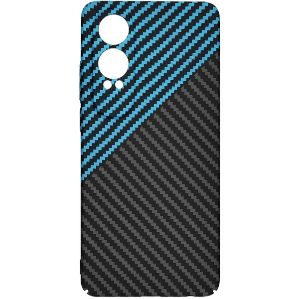 Techsuit - Carbonite FiberShell - OnePlus Nord CE4 Lite - Blue Pulse