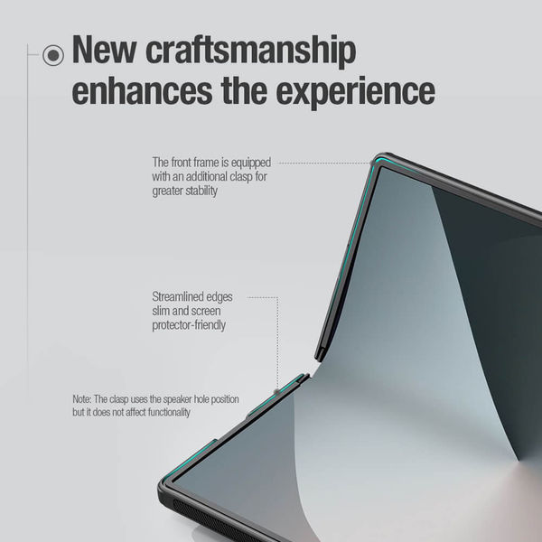 Nillkin - Super Frosted Shield Pen Holder - Samsung Galaxy Z Fold6 - Blue