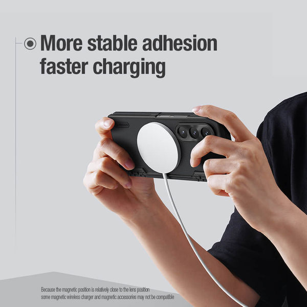 Nillkin - Super Frosted Shield Magnetic - Samsung Galaxy Z Fold6 - Black