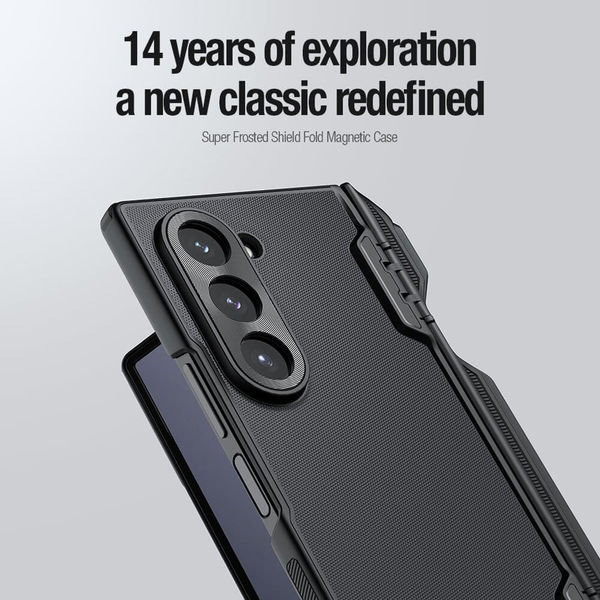 Nillkin - Super Frosted Shield Magnetic Pen Holder - Samsung Galaxy Z Fold6 - Black
