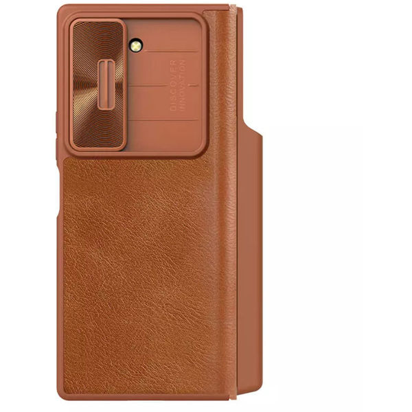 Nillkin - Qin Pro Leather Case - Samsung Galaxy Z Fold6 - Brown