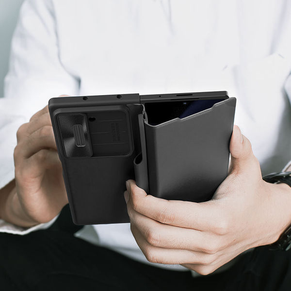 Nillkin - Qin Pro Leather Case - Samsung Galaxy Z Fold6 - Brown