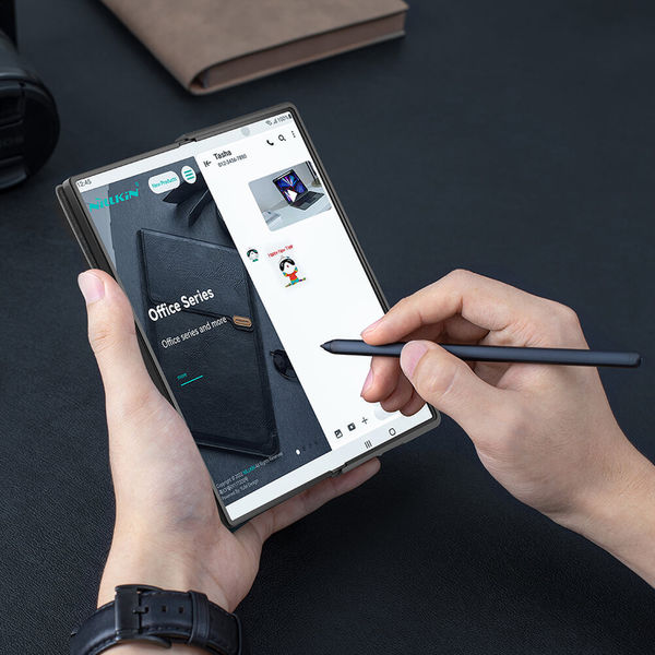 Nillkin - Qin Pro Leather Case - Samsung Galaxy Z Fold6 - Brown