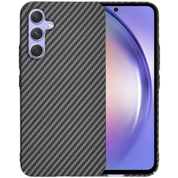 Techsuit - Carbonite FiberShell - Samsung Galaxy A54 - Black