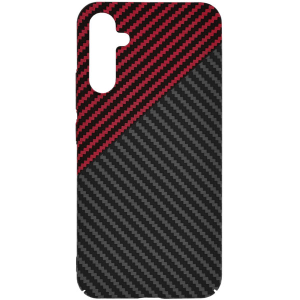 Techsuit - Carbonite FiberShell - Samsung Galaxy A34 5G - Red Vortex