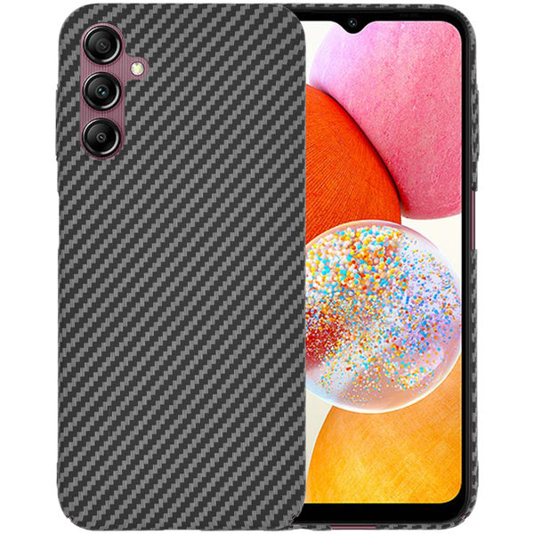 Techsuit - Carbonite FiberShell - Samsung Galaxy A14 4G / A14 5G - Black