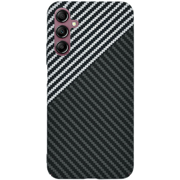 Techsuit - Carbonite FiberShell - Samsung Galaxy A14 4G / A14 5G - Stealth Gray