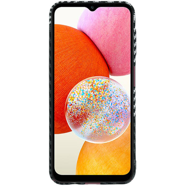 Techsuit - Carbonite FiberShell - Samsung Galaxy A14 4G / A14 5G - Stealth Gray