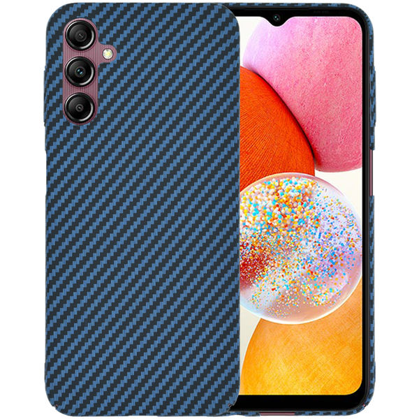 Techsuit - Carbonite FiberShell - Samsung Galaxy A14 4G / A14 5G - Cyan