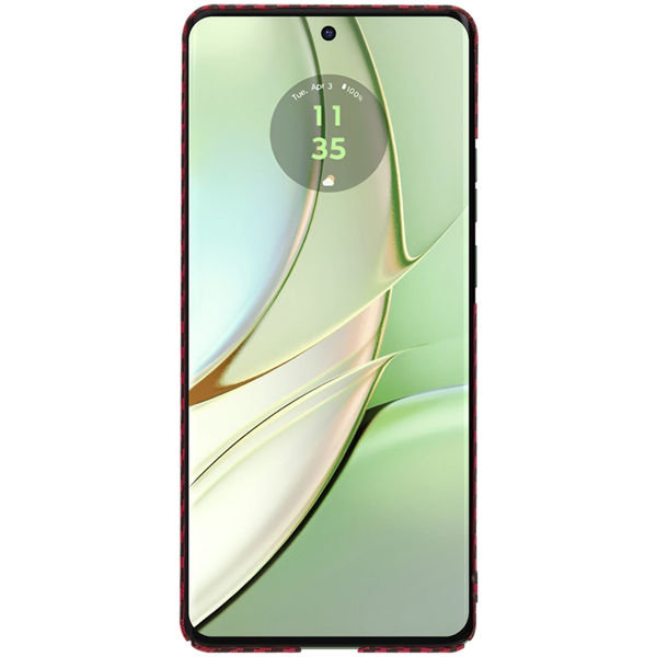 Techsuit - Carbonite FiberShell - Motorola Edge 40 / Edge (2023) - Red