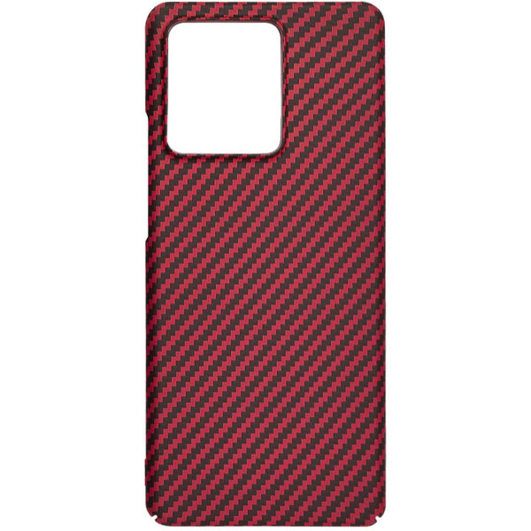 Techsuit - Carbonite FiberShell - Motorola Edge 40 / Edge (2023) - Red