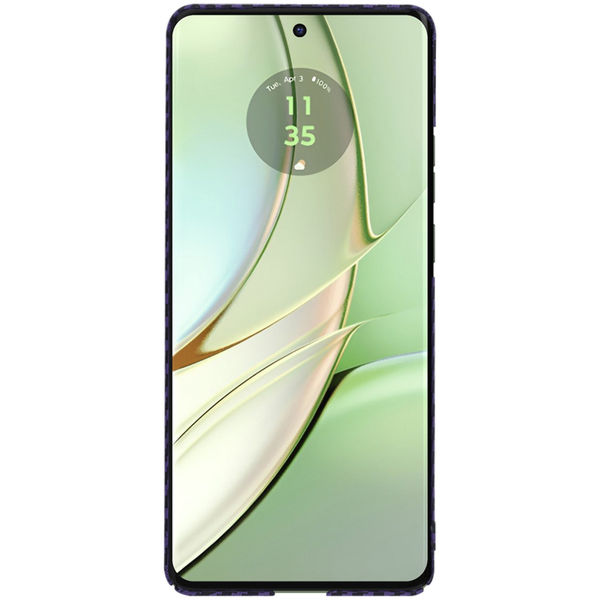 Techsuit - Carbonite FiberShell - Motorola Edge 40 / Edge (2023) - Purple