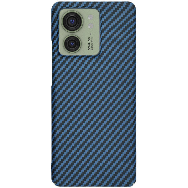 Techsuit - Carbonite FiberShell - Motorola Edge 40 / Edge (2023) - Cyan